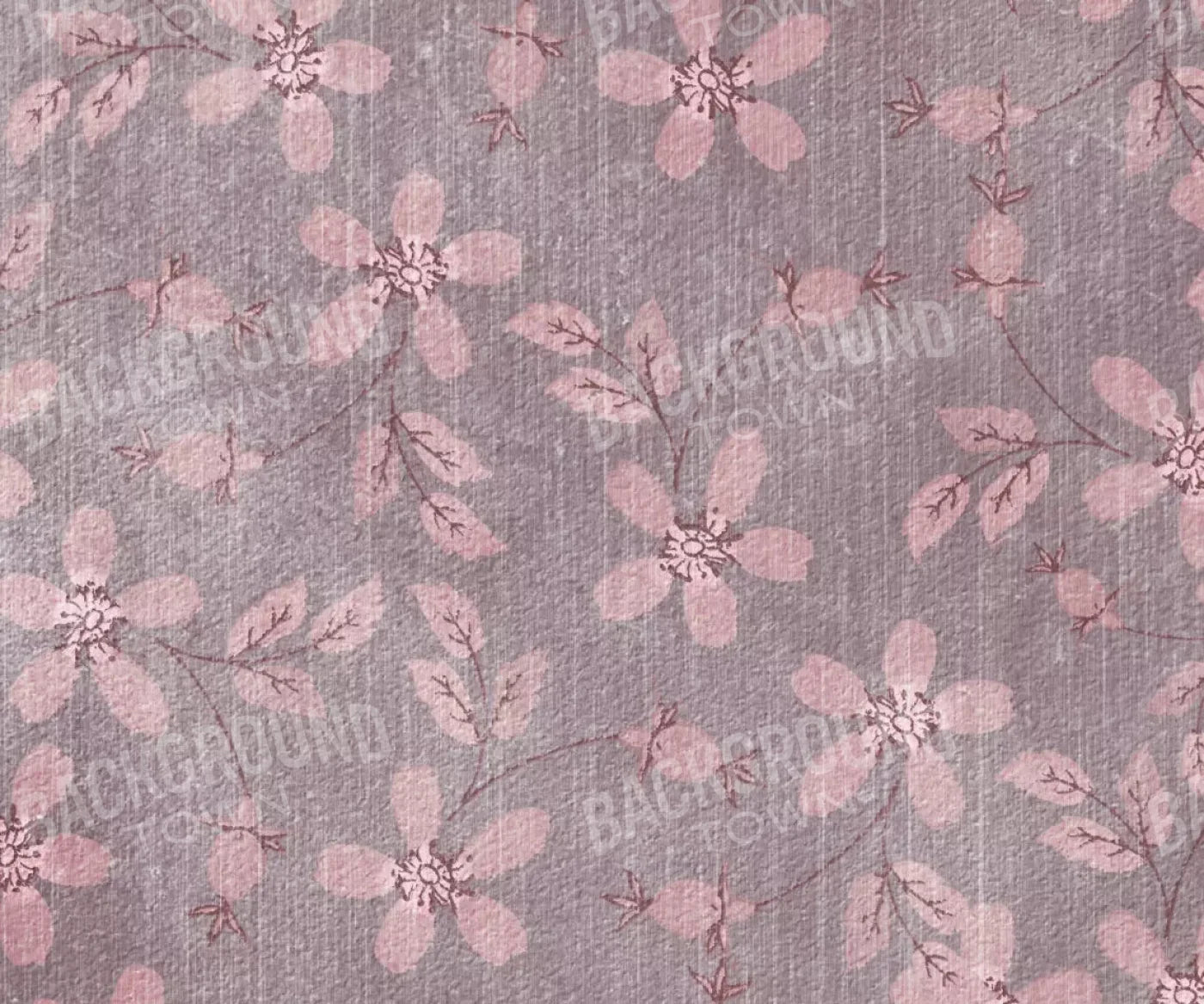 Heather Floral 5X42 Fleece ( 60 X 50 Inch ) Backdrop
