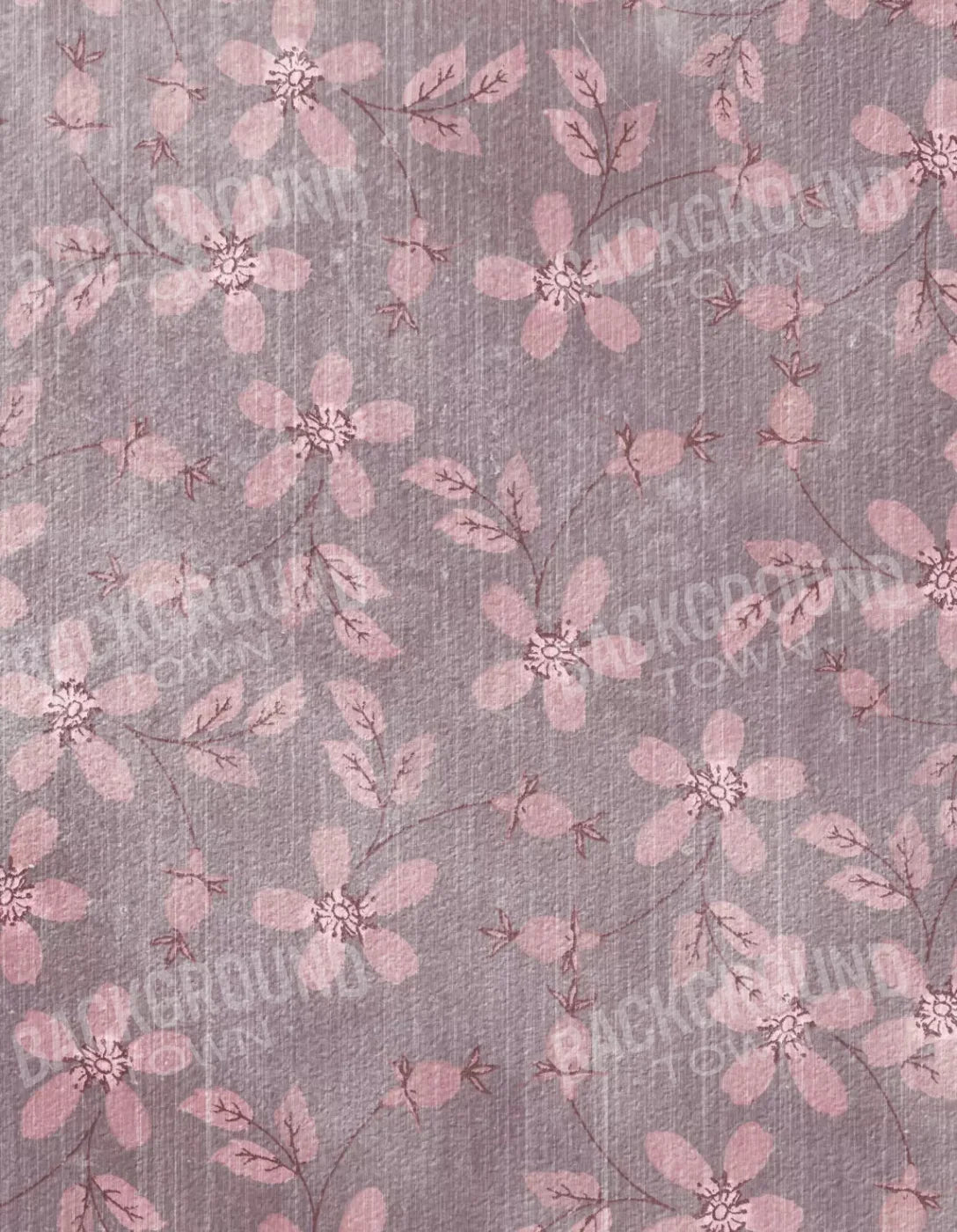 Heather Floral 6X8 Fleece ( 72 X 96 Inch ) Backdrop