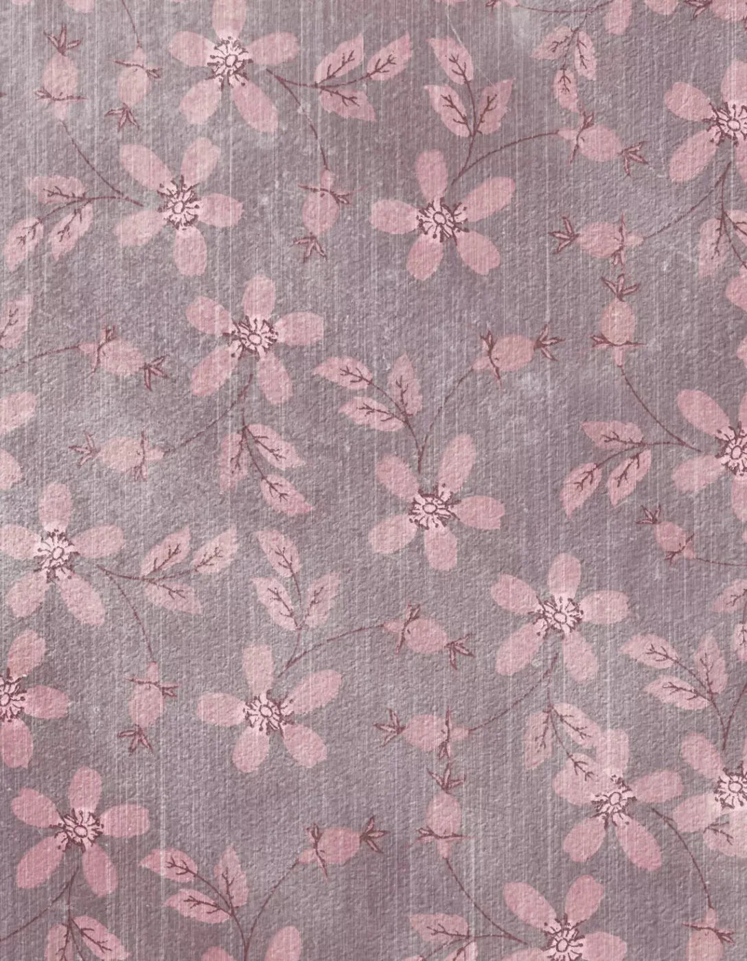 Heather Floral 6X8 Fleece ( 72 X 96 Inch ) Backdrop