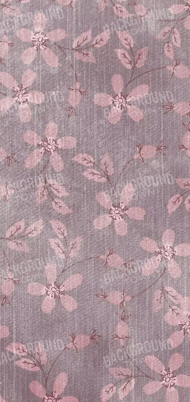 Heather Floral 8X16 Ultracloth ( 96 X 192 Inch ) Backdrop