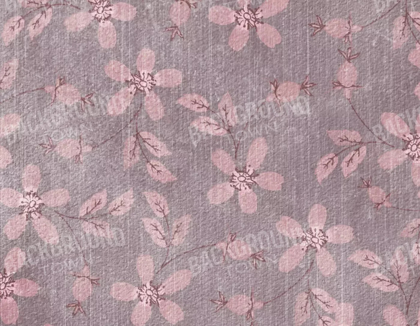 Heather Floral 8X6 Fleece ( 96 X 72 Inch ) Backdrop