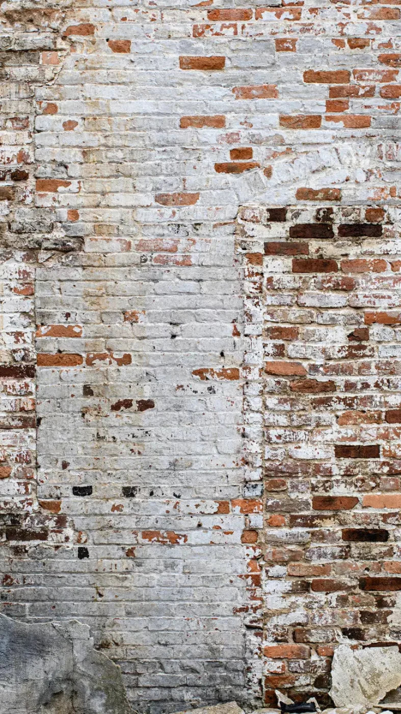 Heavily Painted Brick 8X14 Ultracloth ( 96 X 168 Inch ) Backdrop
