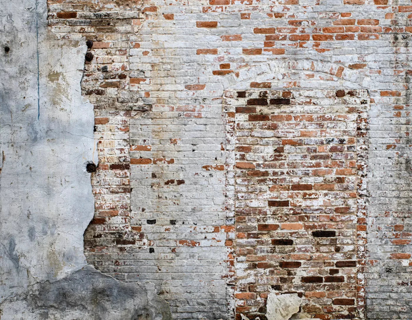 Heavily Painted Brick 8X6 Fleece ( 96 X 72 Inch ) Backdrop