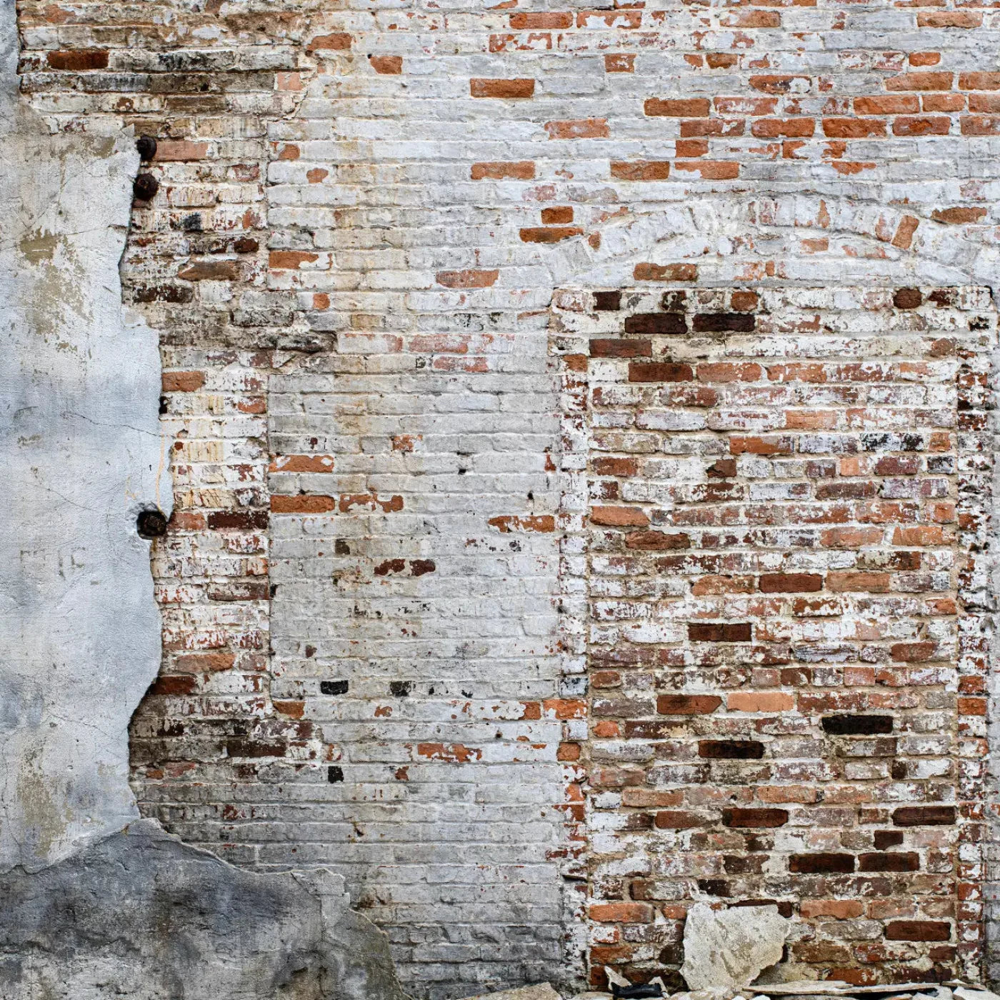 Heavily Painted Brick 8X8 Fleece ( 96 X Inch ) Backdrop