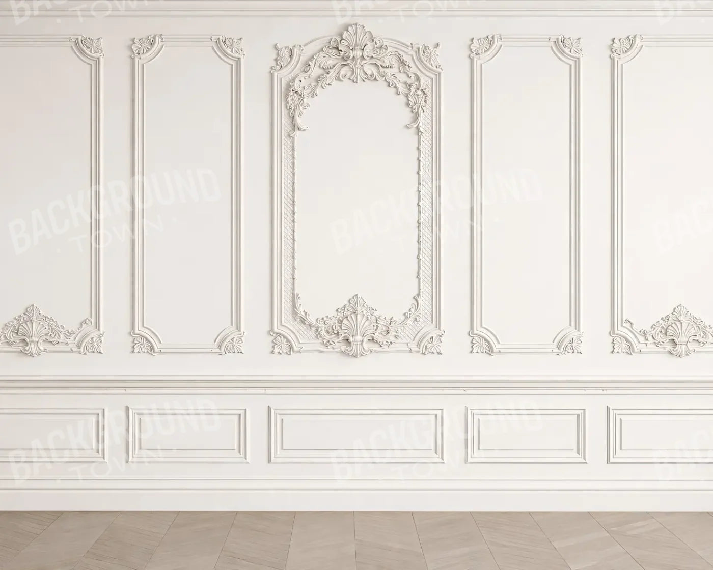 Heirloom White Wall 10’x8’ Fleece (120 x 96 inch) Backdrop