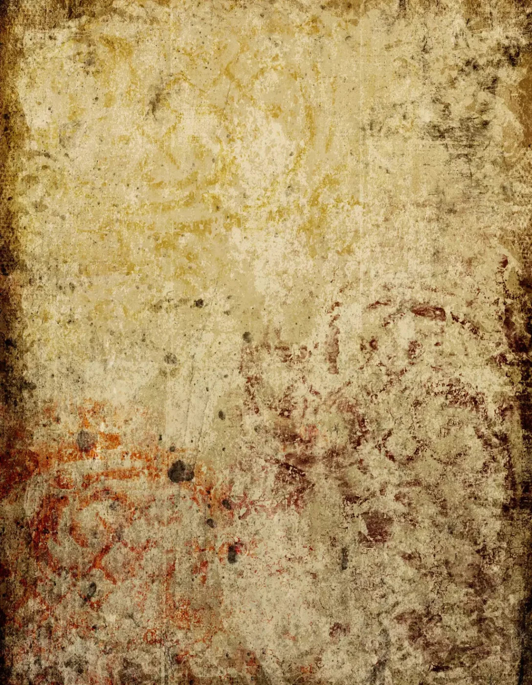 Henna 6X8 Fleece ( 72 X 96 Inch ) Backdrop