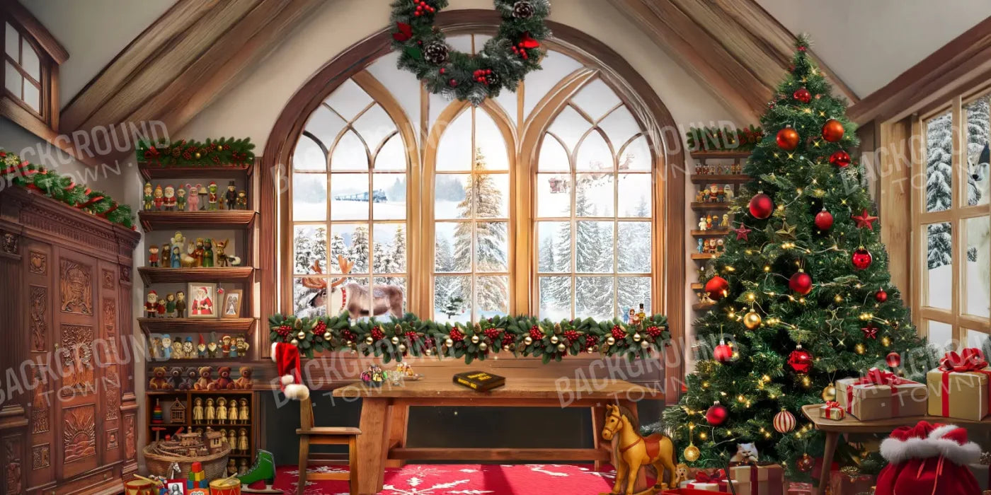 Hidden Holiday Classics 16’x8’ UltraCloth (192 x 96 inch) Backdrop