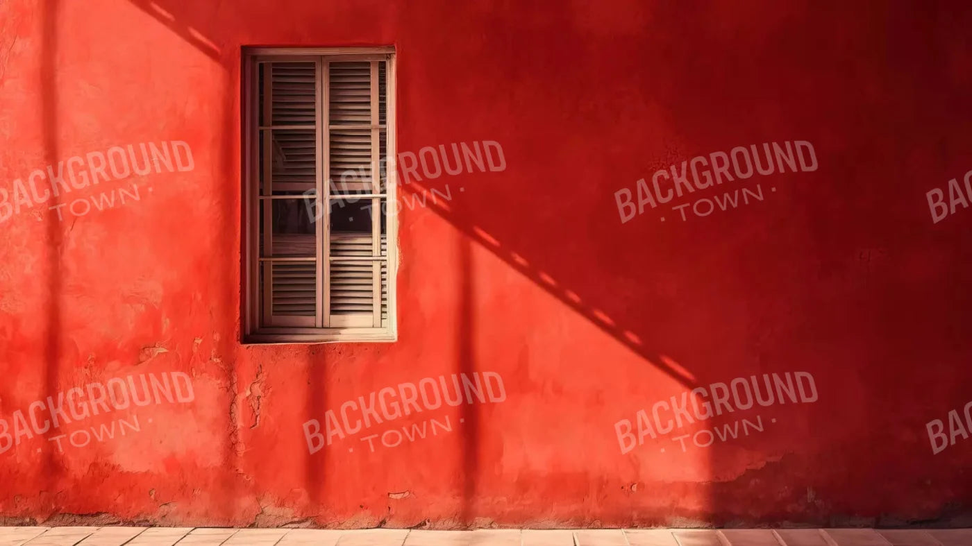 Highlighted Red Wall 14X8 Ultracloth ( 168 X 96 Inch ) Backdrop