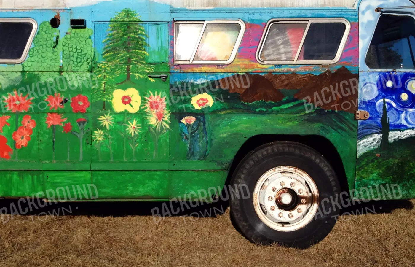 Hill City Transport 12’X8’ Ultracloth (144 X 96 Inch) Backdrop