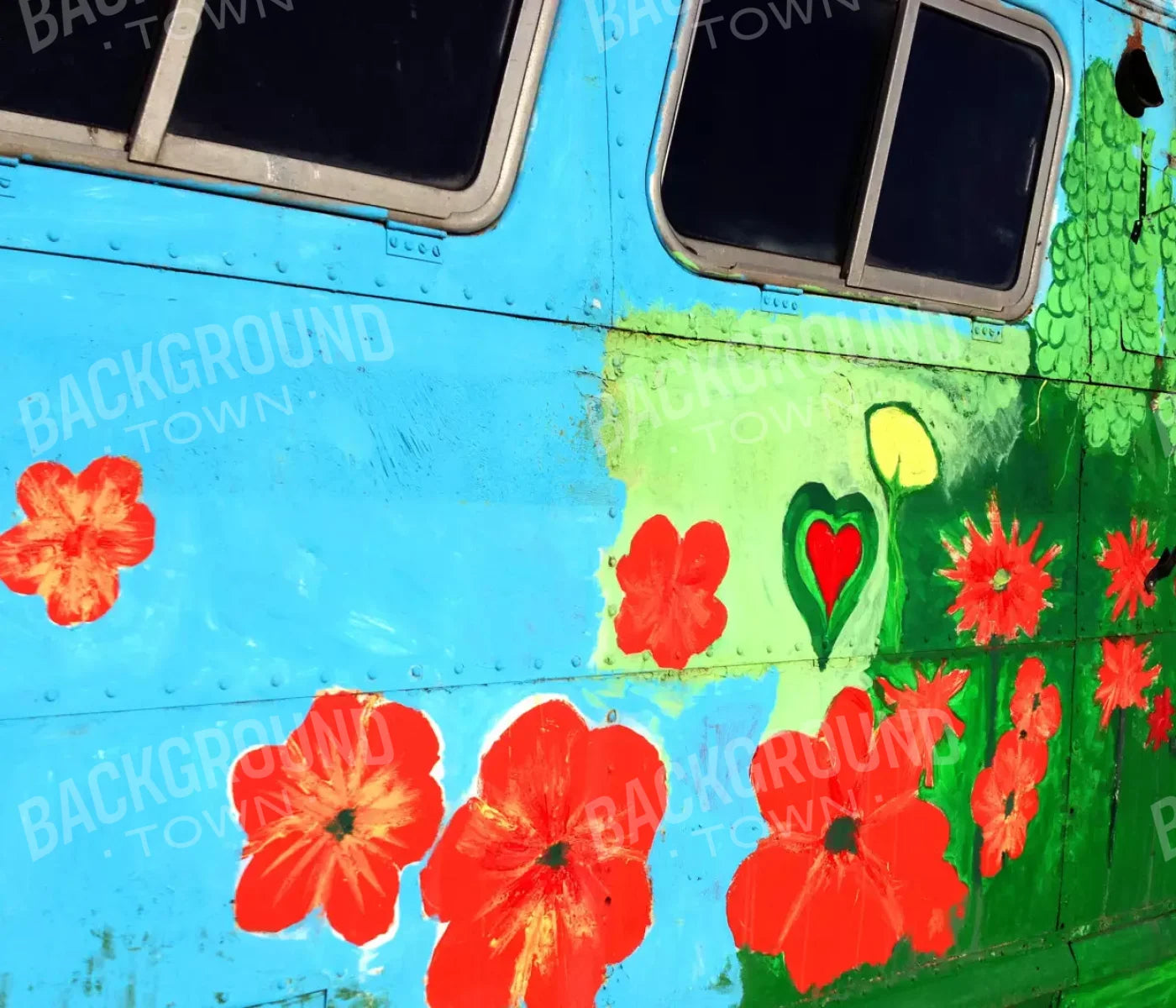 Hill City Transport Detail 12X10 Ultracloth ( 144 X 120 Inch ) Backdrop