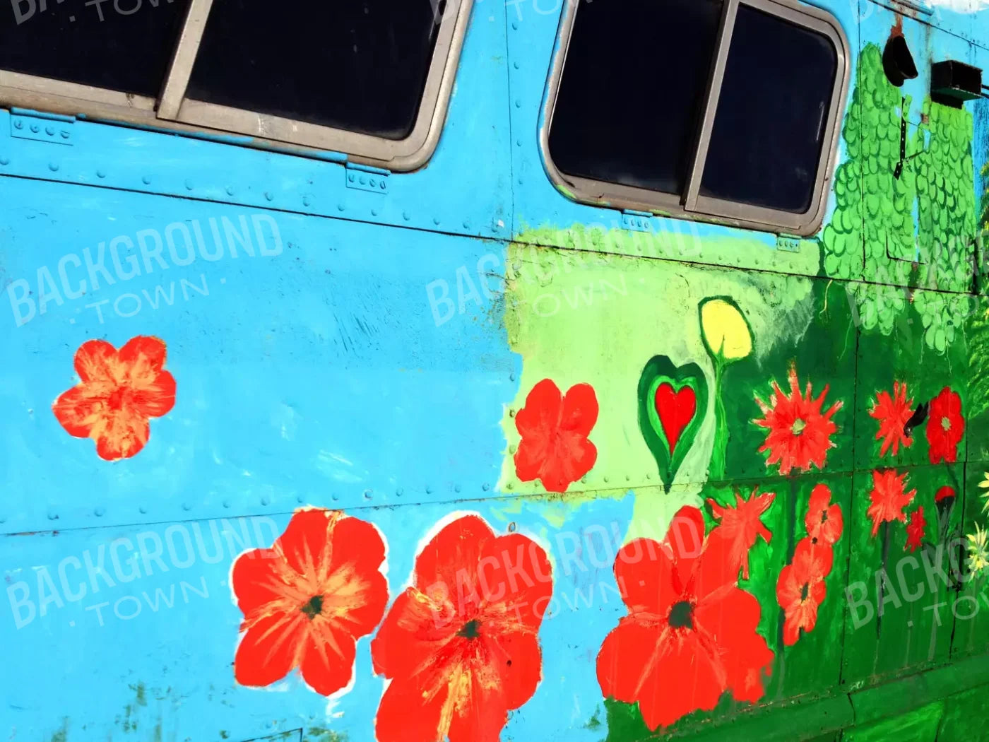 Hill City Transport Detail 7X5 Ultracloth ( 84 X 60 Inch ) Backdrop