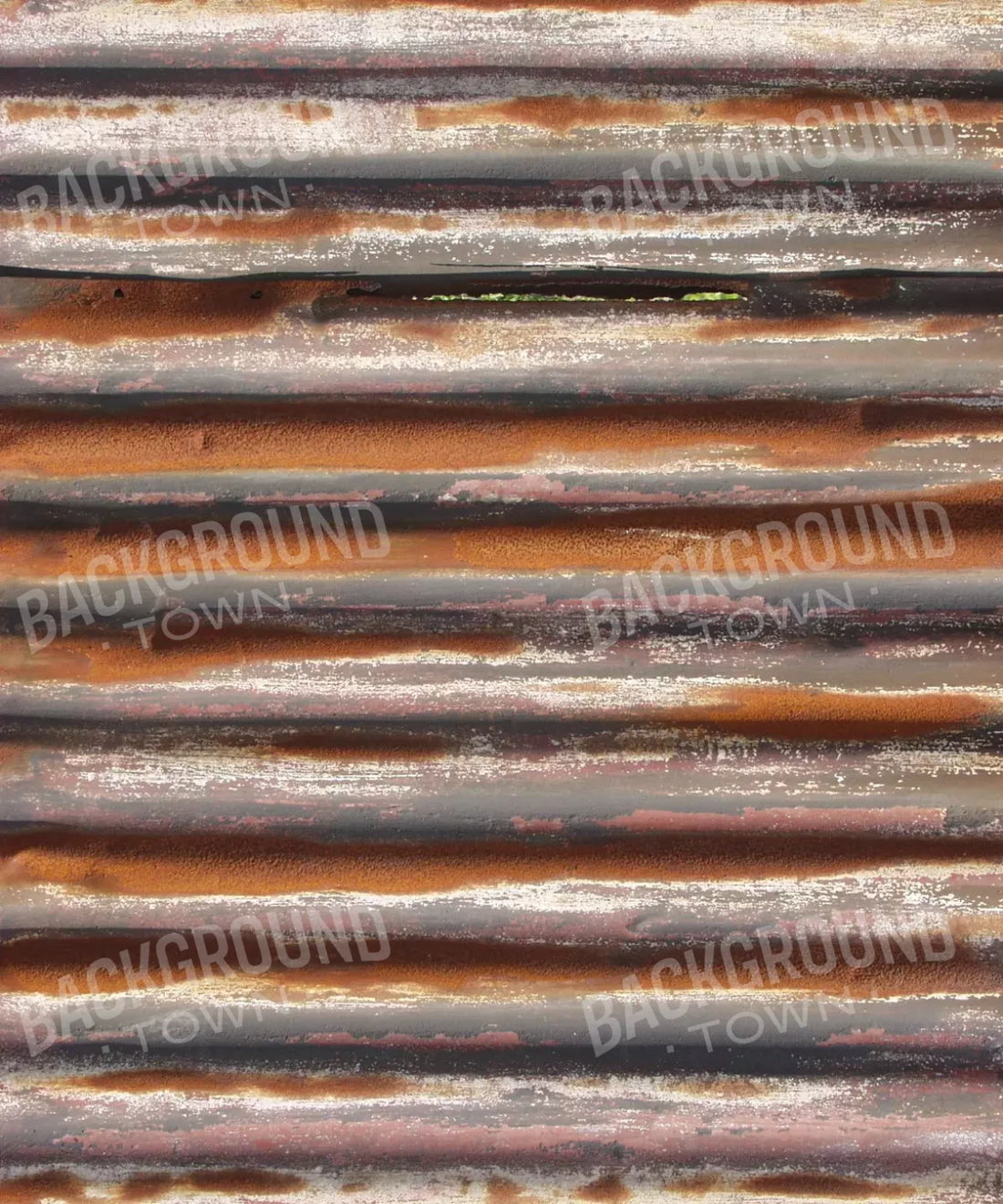 Orange Steel and Metal Backdrop for Photography