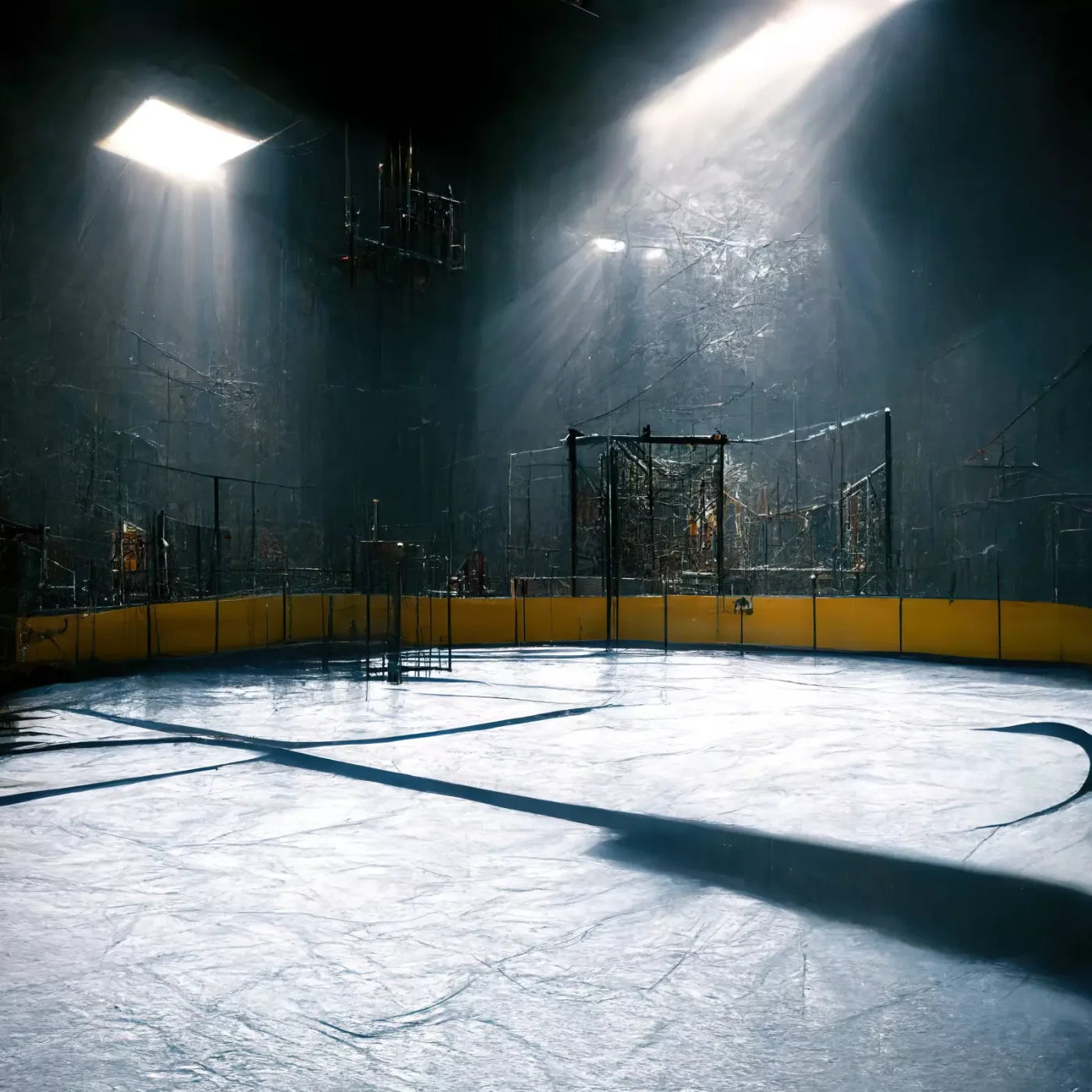 Hockey Goal Backdrop