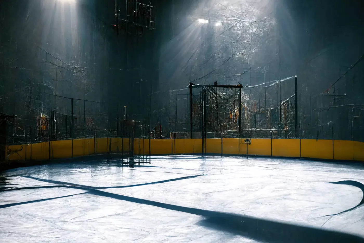 Hockey Goal Backdrop