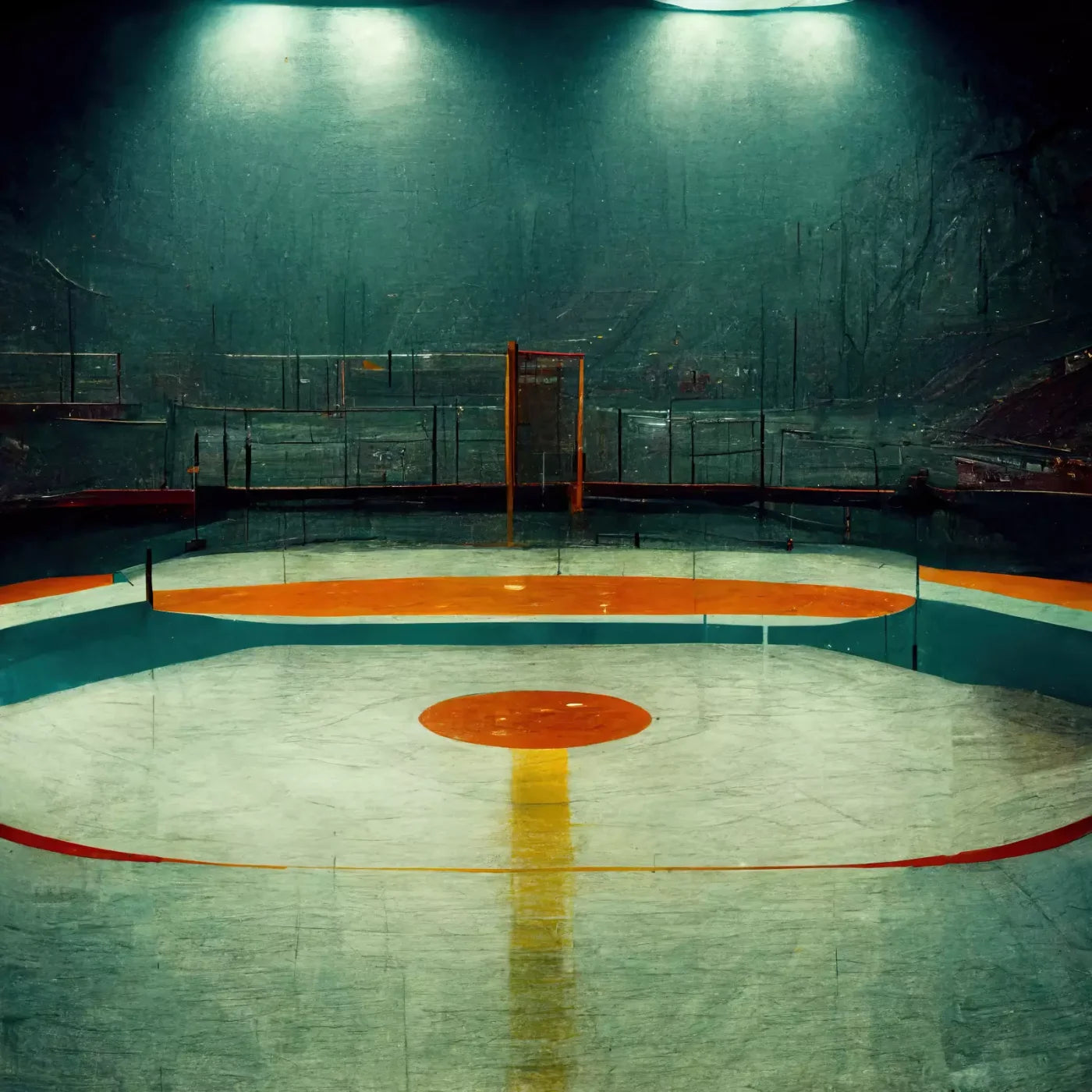 Hockey Rink 10X10 Ultracloth ( 120 X Inch ) Backdrop