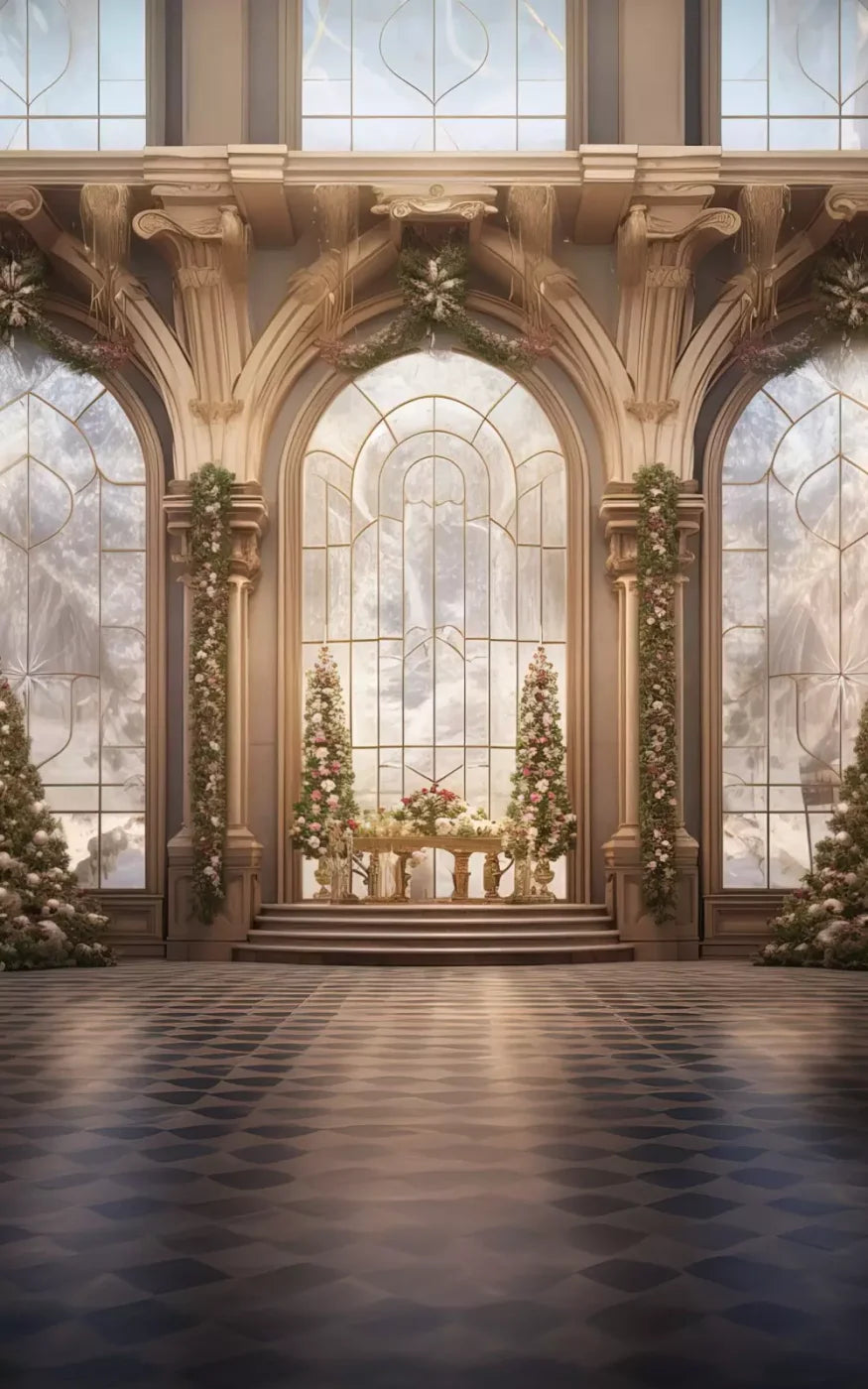 Holiday Ballroom 10’X16’ Ultracloth (120 X 192 Inch) Backdrop