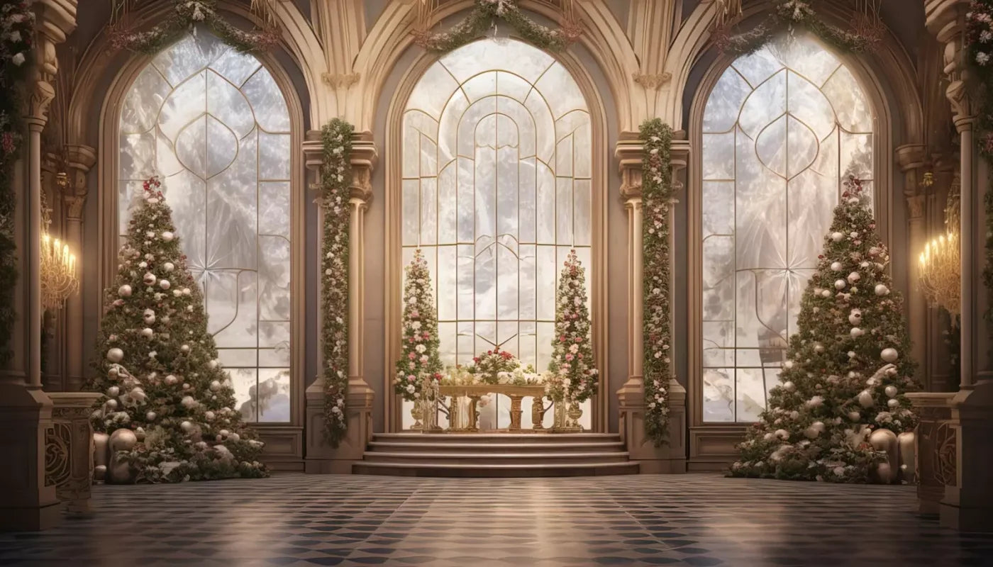 Holiday Ballroom 14’X8’ Ultracloth (168 X 96 Inch) Backdrop