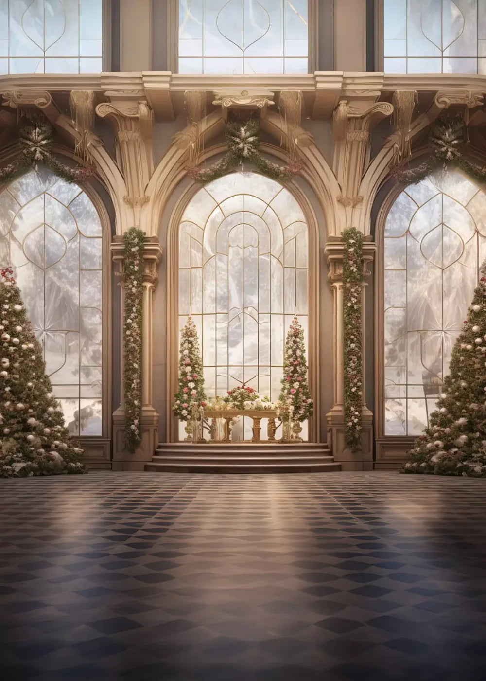 Holiday Ballroom 5’X7’ Ultracloth (60 X 84 Inch) Backdrop