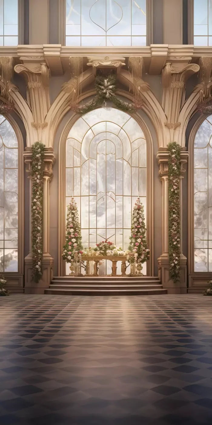 Holiday Ballroom 8’X16’ Ultracloth (96 X 192 Inch) Backdrop