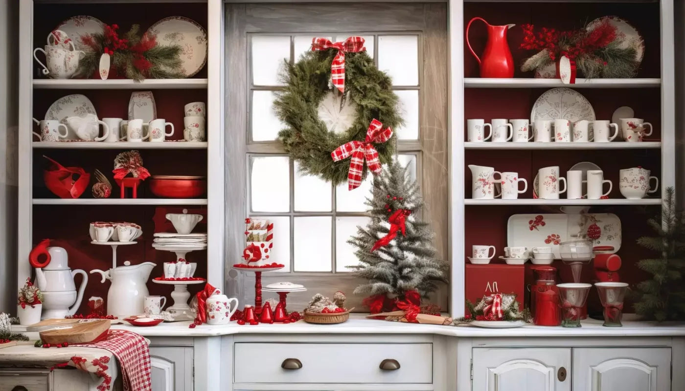 Holiday Kitchen Ii 14’X8’ Ultracloth (168 X 96 Inch) Backdrop