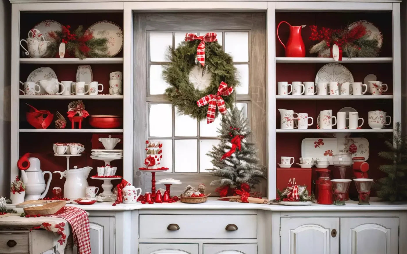 Holiday Kitchen Ii 16’X10’ Ultracloth (192 X 120 Inch) Backdrop