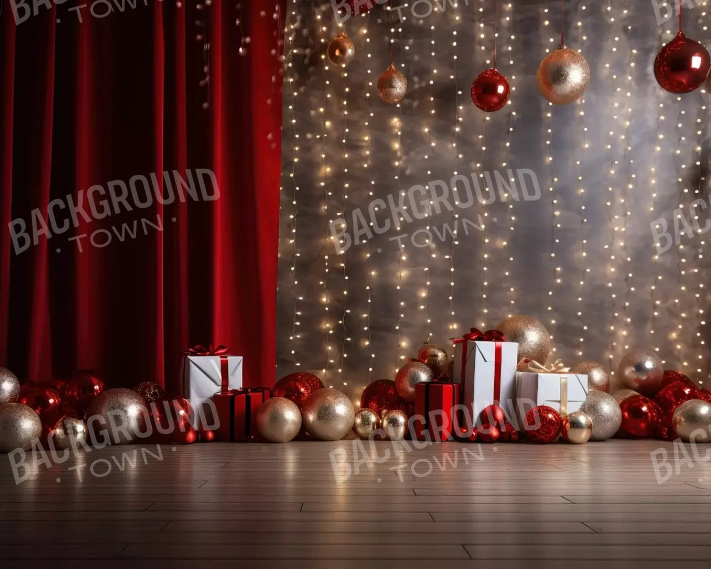 Holiday Party Ii 10’X8’ Fleece (120 X 96 Inch) Backdrop