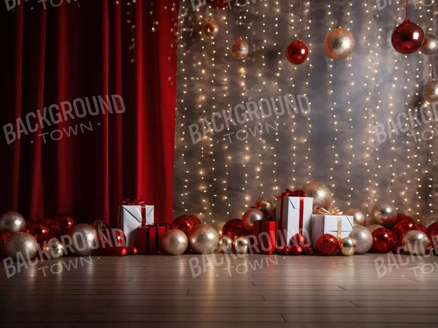 Holiday Party Ii 6’8X5’ Fleece (80 X 60 Inch) Backdrop
