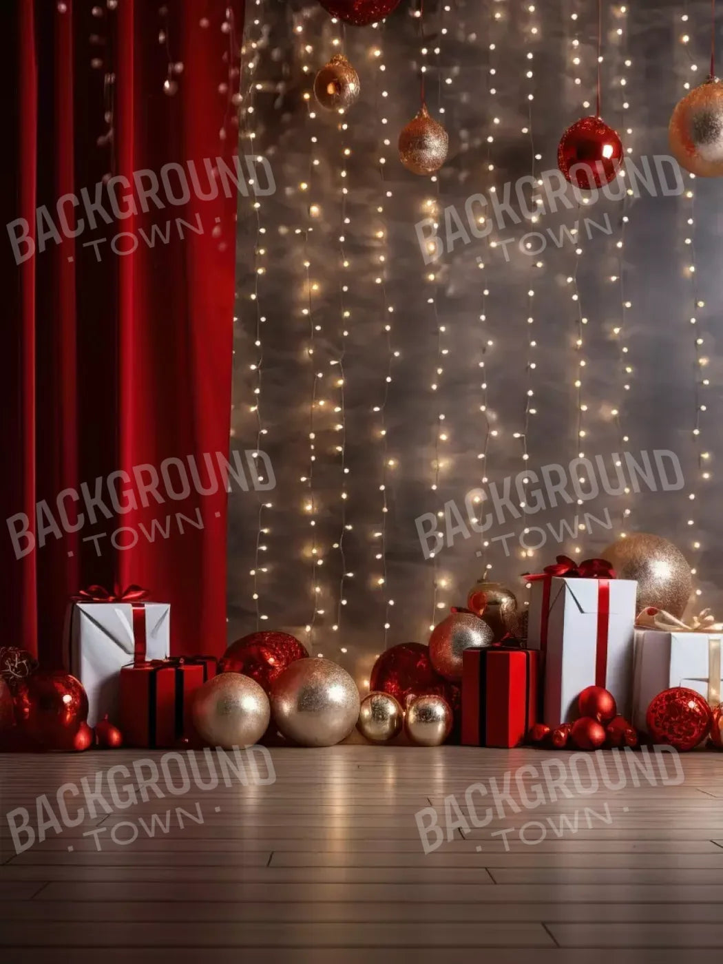 Holiday Party Ii 6’X8’ Fleece (72 X 96 Inch) Backdrop