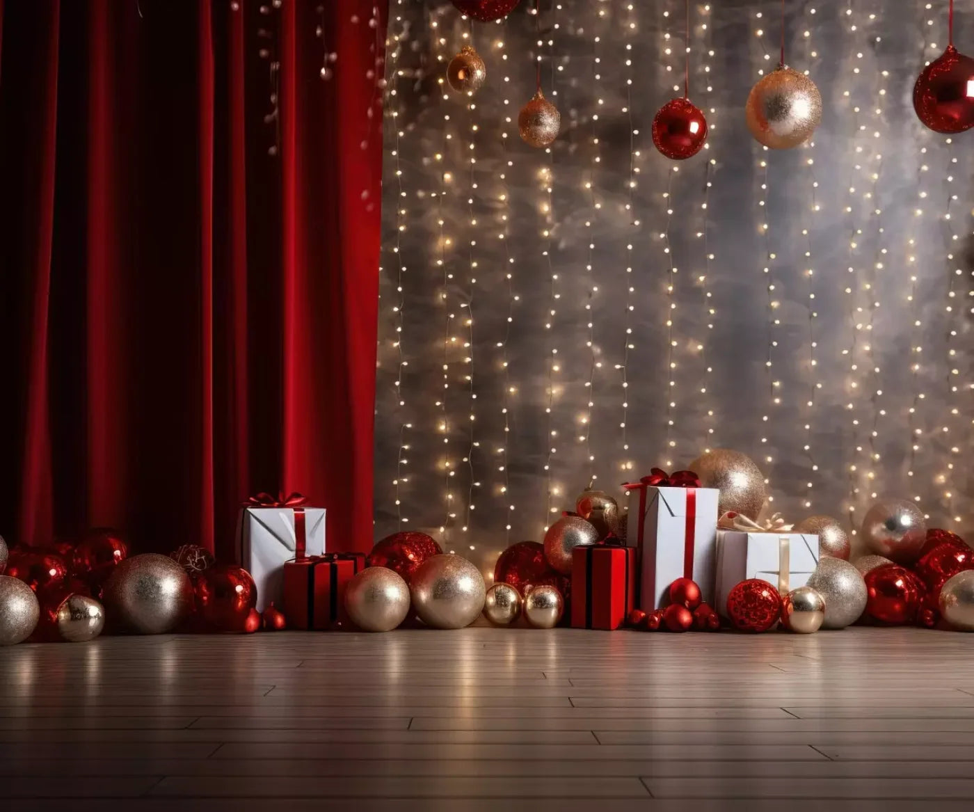 Holiday Party Ii 5’X4’2 Fleece (60 X 50 Inch) Backdrop