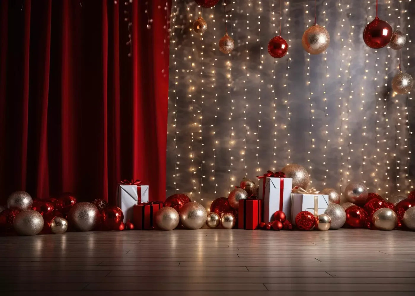 Holiday Party Ii 7’X5’ Ultracloth (84 X 60 Inch) Backdrop