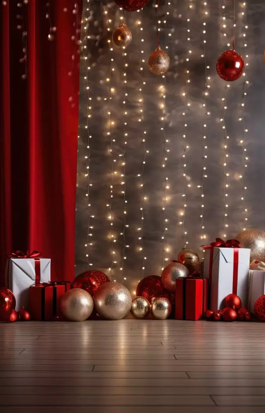 Holiday Party Ii 9’X14’ Ultracloth (108 X 168 Inch) Backdrop