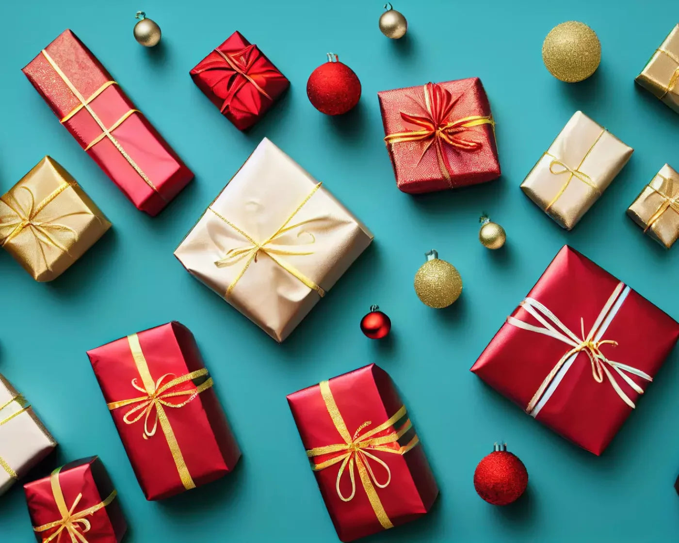 Holiday Presents 10’X8’ Fleece (120 X 96 Inch) Backdrop