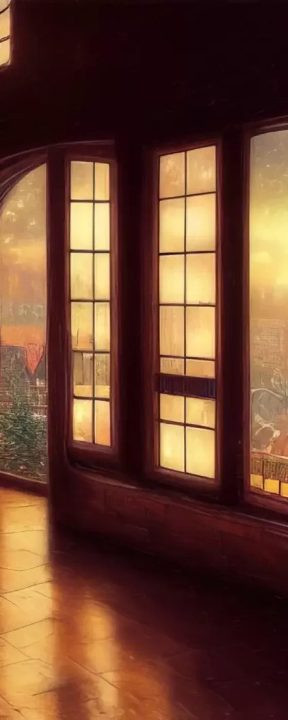 Holiday Train Station 8’X20’ Ultracloth (96 X 240 Inch) Backdrop