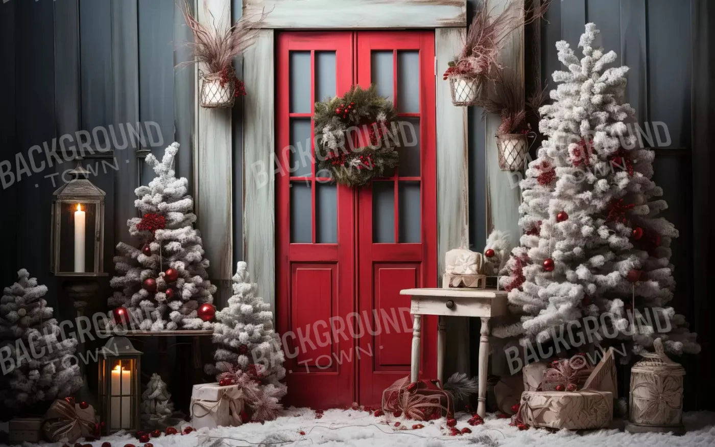 Home For Christmas Ii 14X9 Ultracloth ( 168 X 108 Inch ) Backdrop
