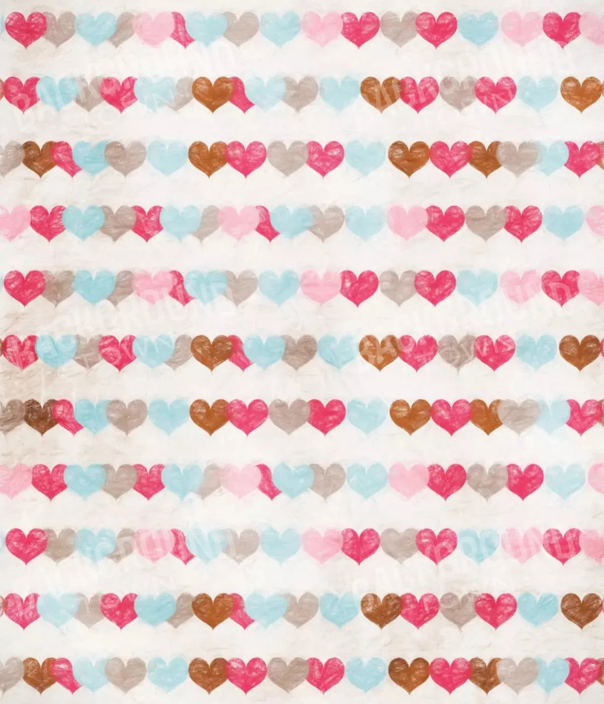 Hope Hearts 10X12 Ultracloth ( 120 X 144 Inch ) Backdrop
