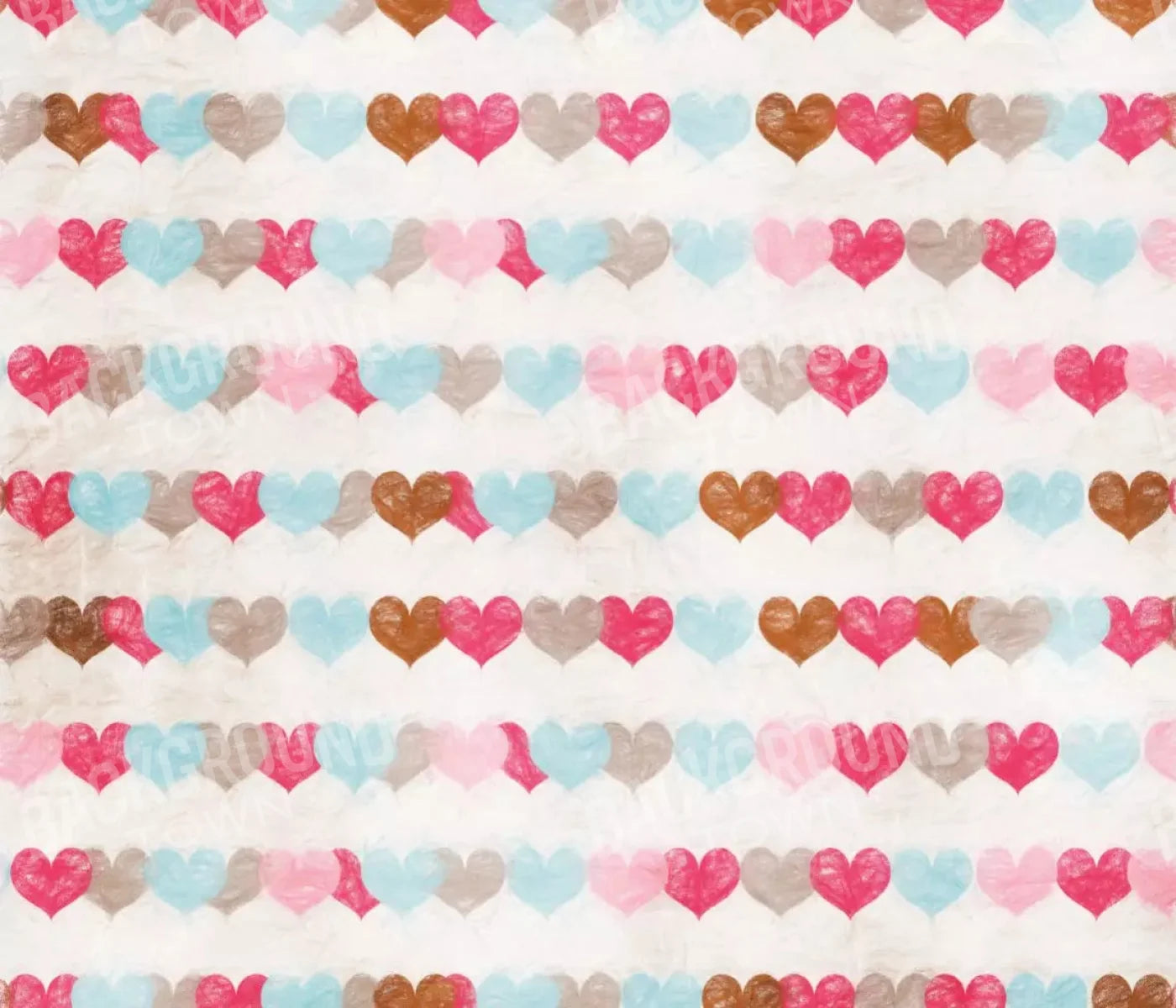 Hope Hearts 12X10 Ultracloth ( 144 X 120 Inch ) Backdrop