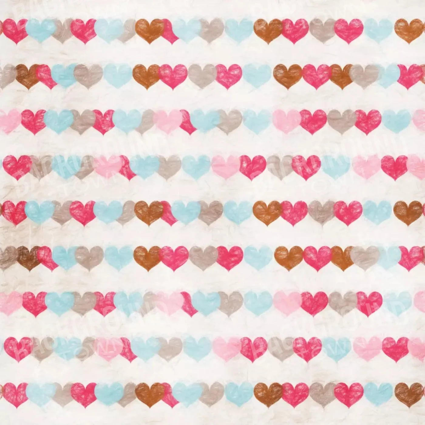 Hope Hearts 8X8 Fleece ( 96 X Inch ) Backdrop