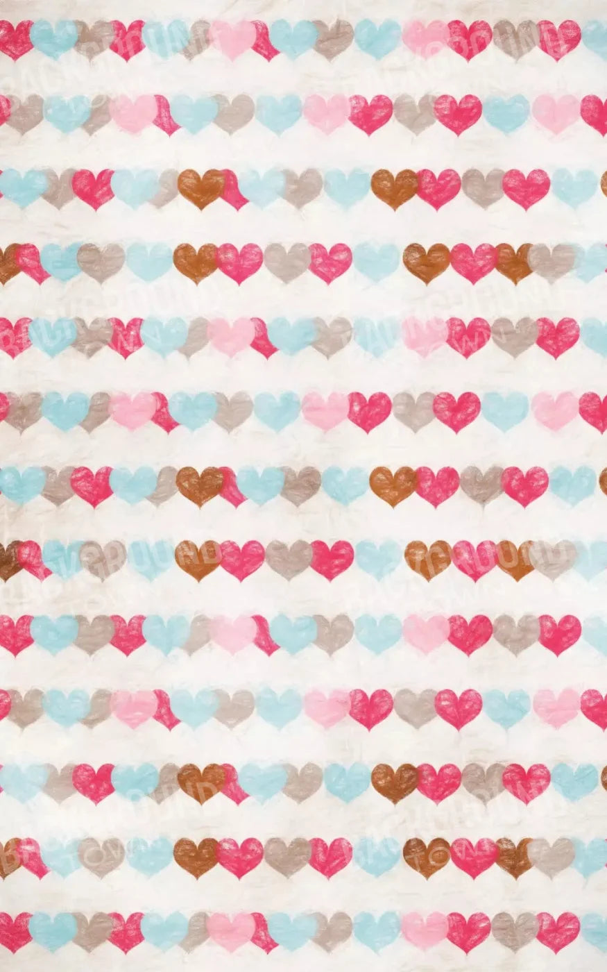 Hope Hearts 9X14 Ultracloth ( 108 X 168 Inch ) Backdrop