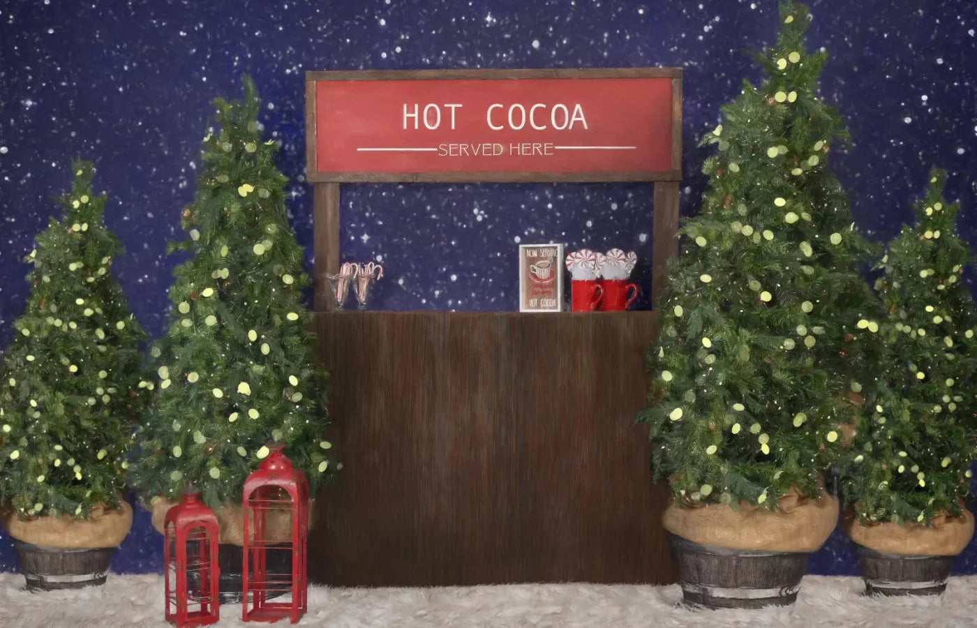 Hot Cocoa 12X8 Ultracloth ( 144 X 96 Inch ) Backdrop