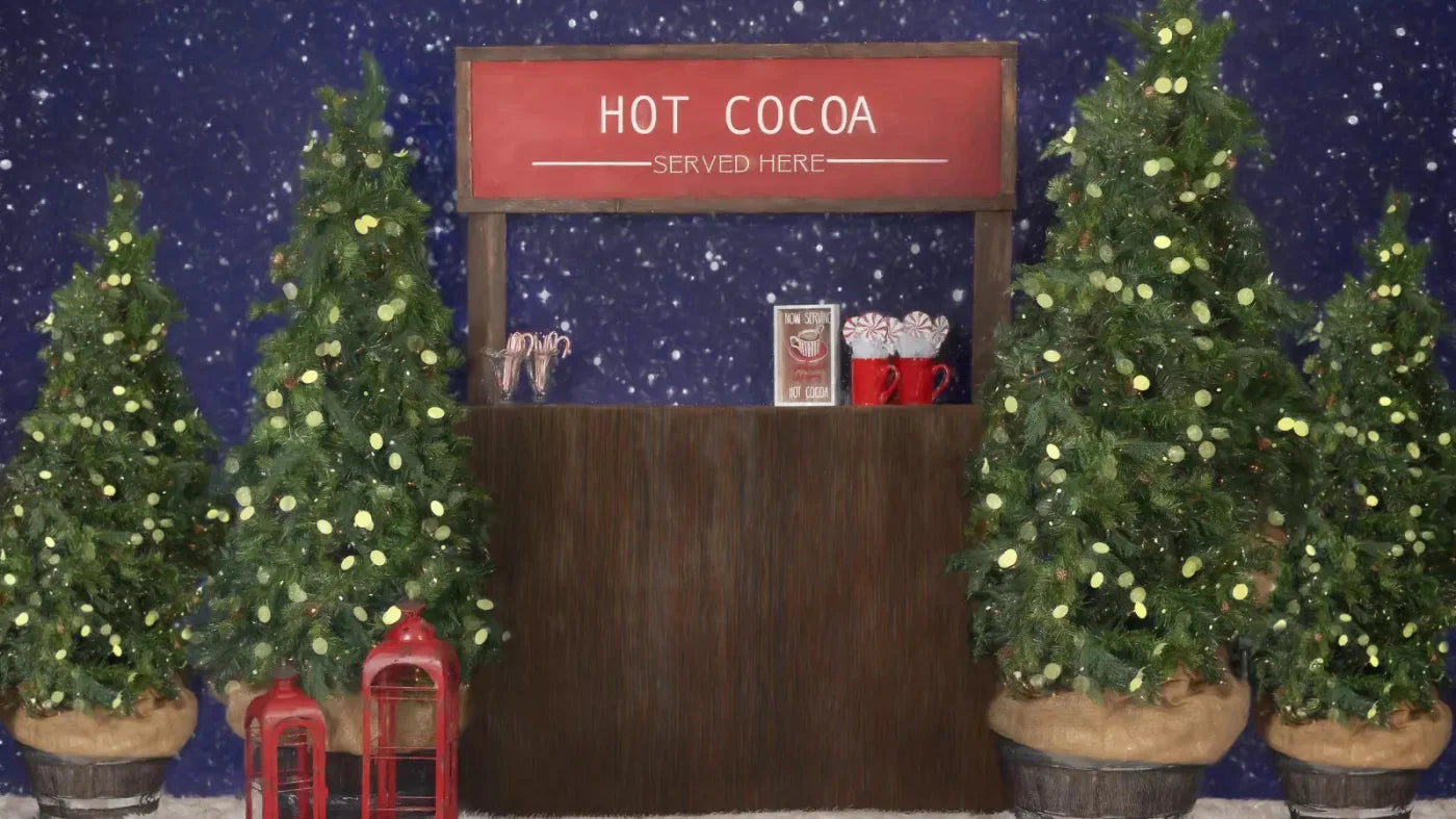 Hot Cocoa 14X8 Ultracloth ( 168 X 96 Inch ) Backdrop