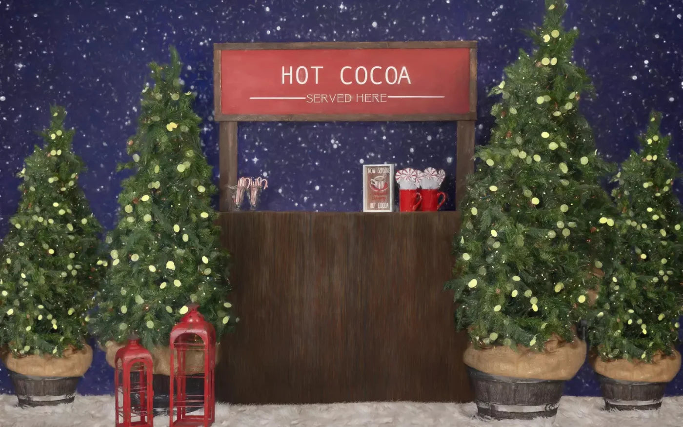 Hot Cocoa 14X9 Ultracloth ( 168 X 108 Inch ) Backdrop