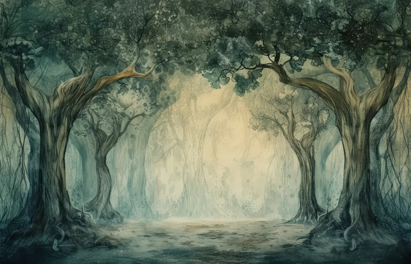 Hundred Acre Wood 14’x9’ UltraCloth (168 x 108 inch) Backdrop