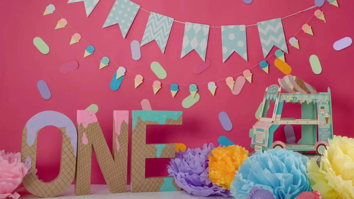 Ice Cream Smash 14X8 Ultracloth ( 168 X 96 Inch ) Backdrop