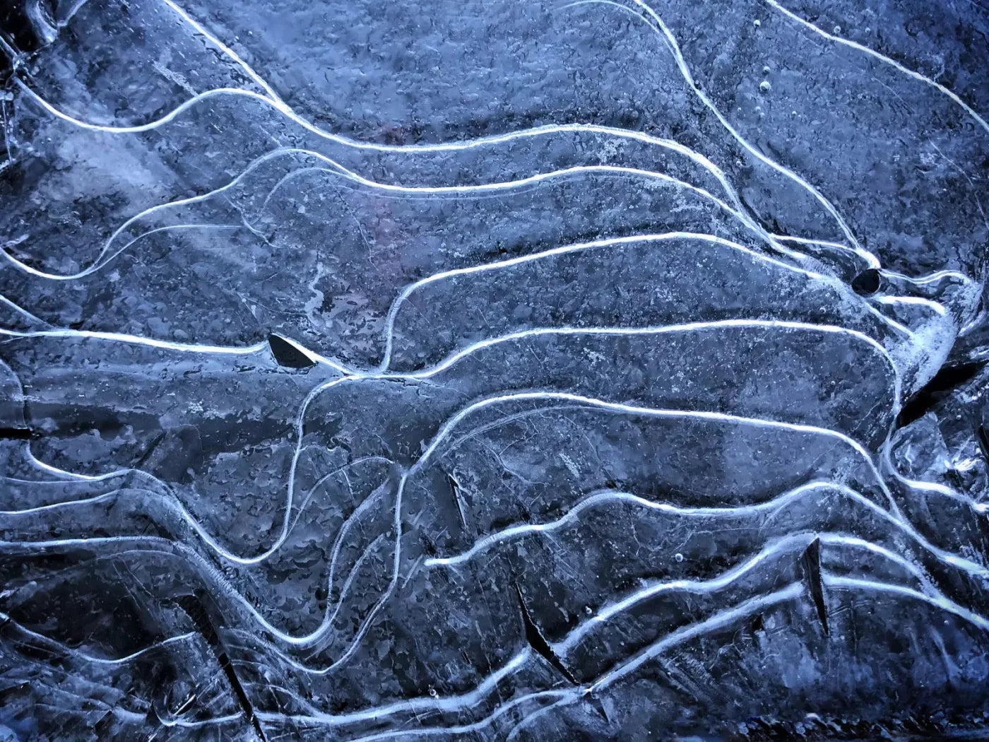 Icy Landscape 10X8 Fleece ( 120 X 96 Inch ) Backdrop