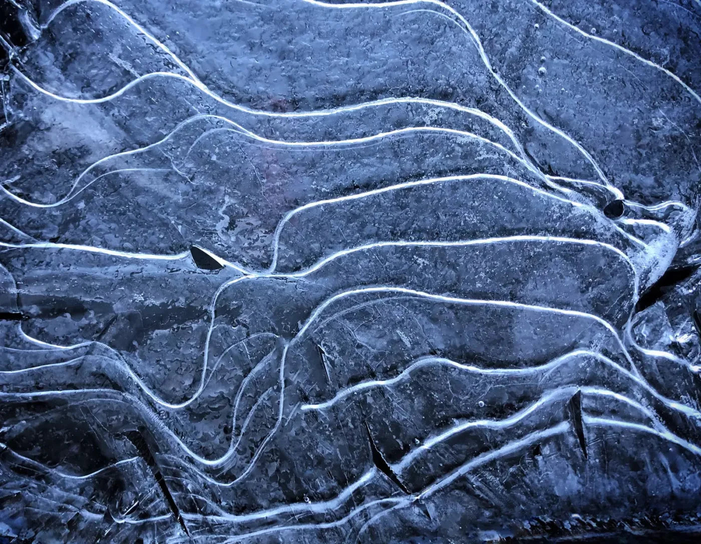 Icy Landscape 8X6 Fleece ( 96 X 72 Inch ) Backdrop
