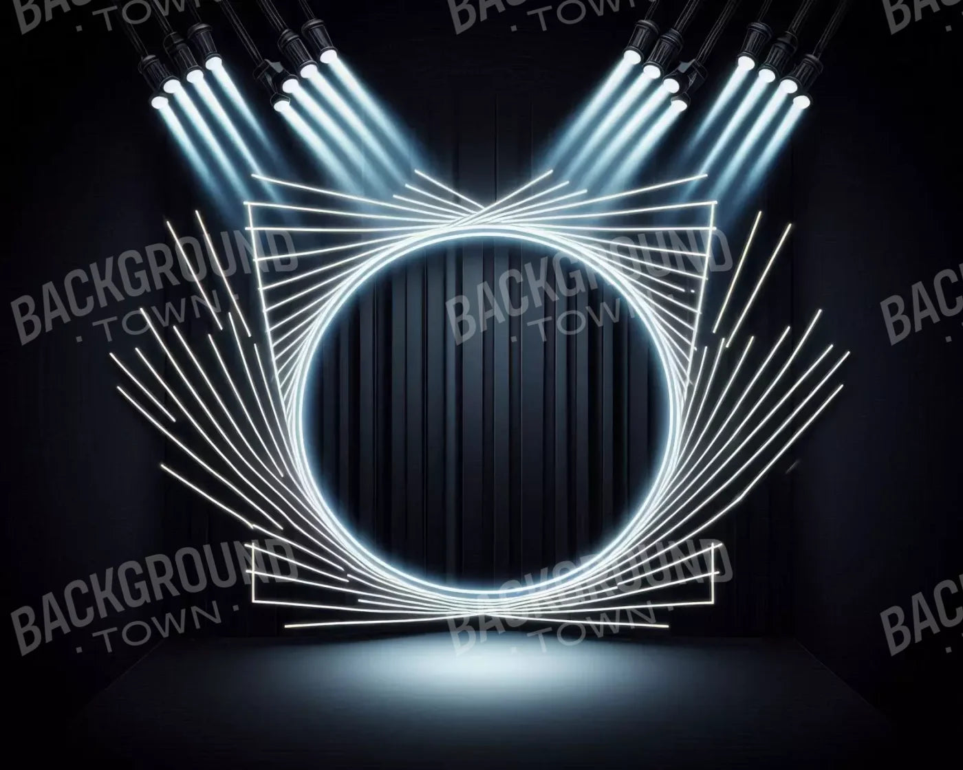 Illuminated Portal 10’X8’ Fleece (120 X 96 Inch) Backdrop