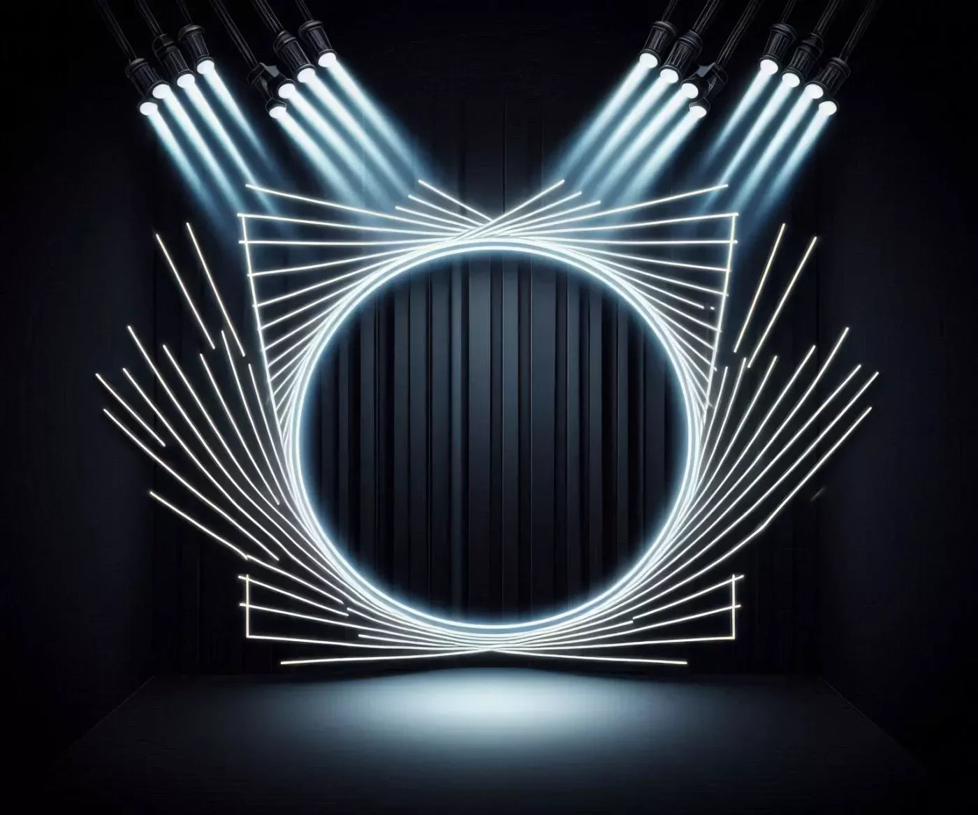 Illuminated Portal 5’X4’2 Fleece (60 X 50 Inch) Backdrop