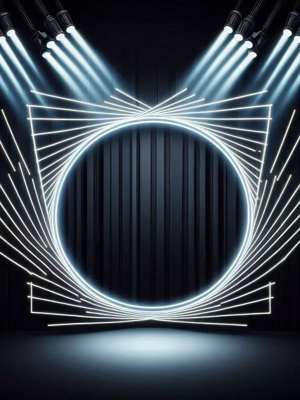 Illuminated Portal 5’X6’8 Fleece (60 X 80 Inch) Backdrop