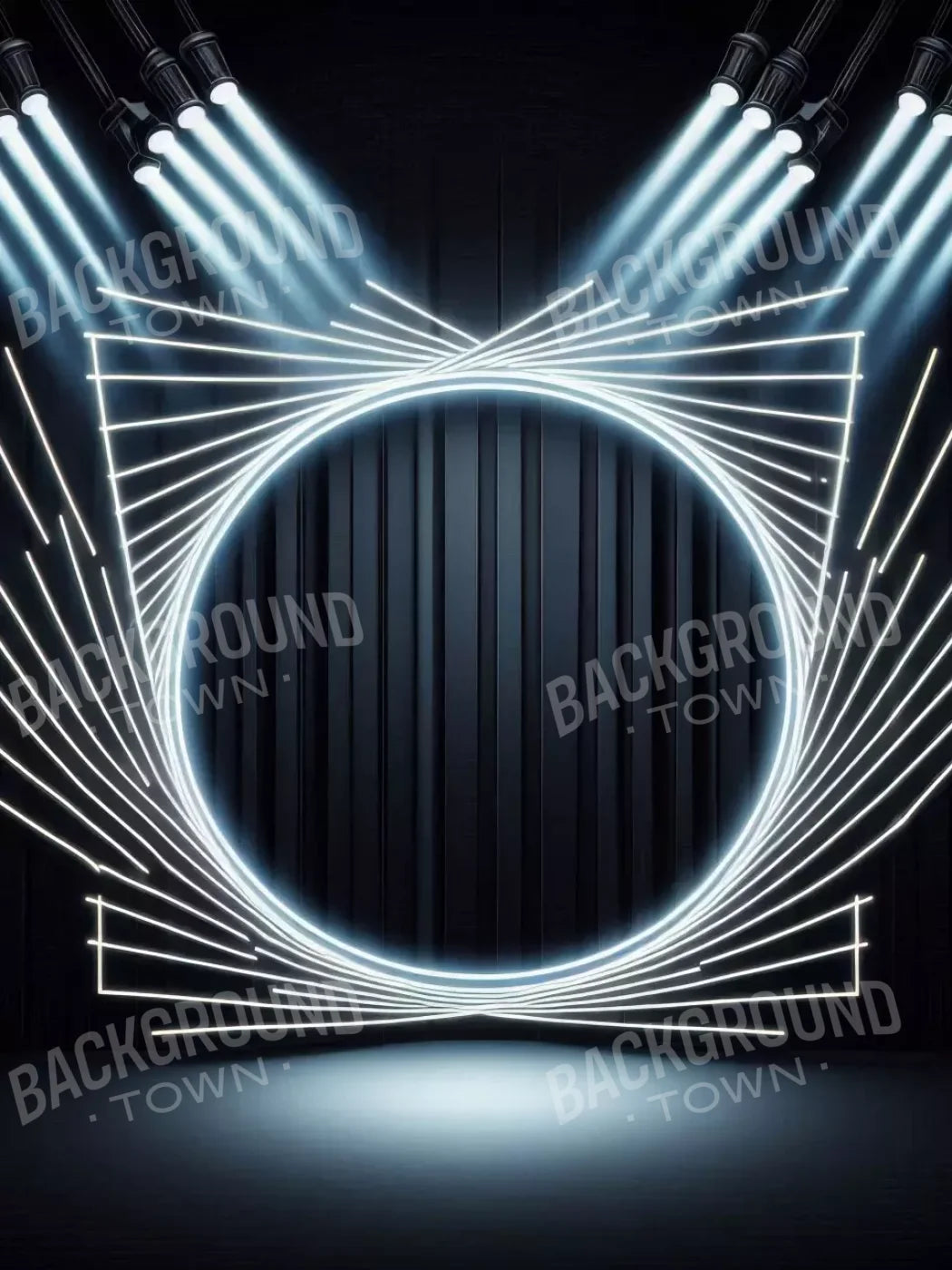 Illuminated Portal 5’X6’8 Fleece (60 X 80 Inch) Backdrop