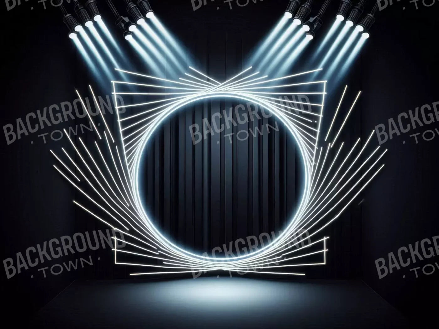 Illuminated Portal 6’8X5’ Fleece (80 X 60 Inch) Backdrop